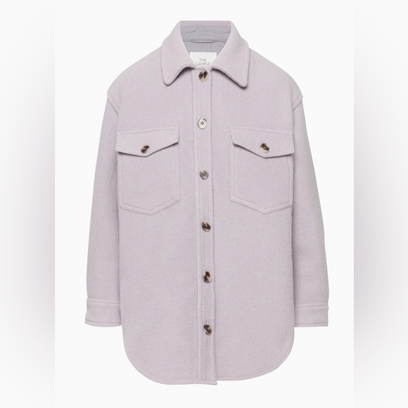 Aritzia Ganna Shacket in Lavender - Picture 1 of 4